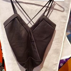 Dynamite bodysuit with metallic tone-NWOT